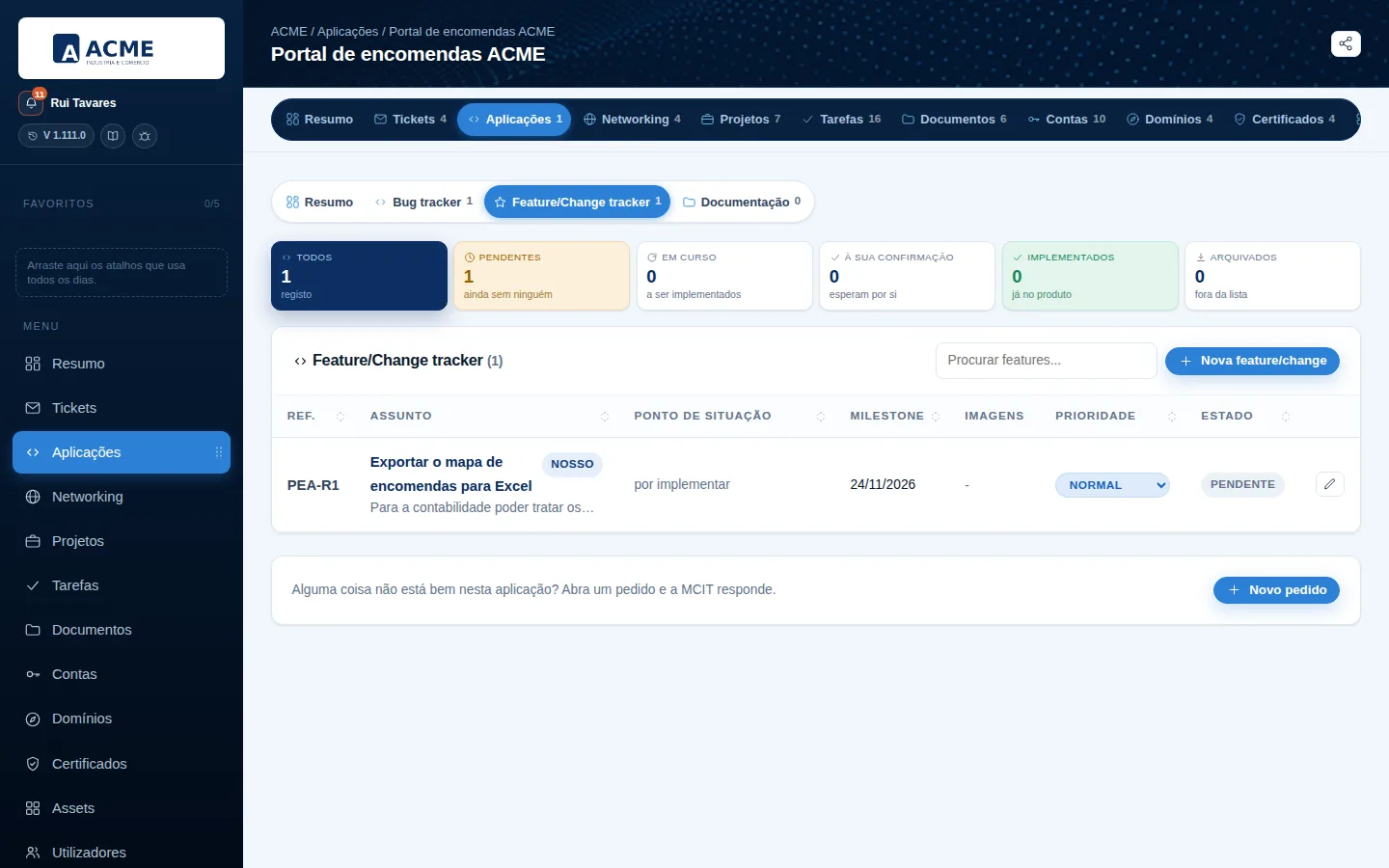 Feature tracking