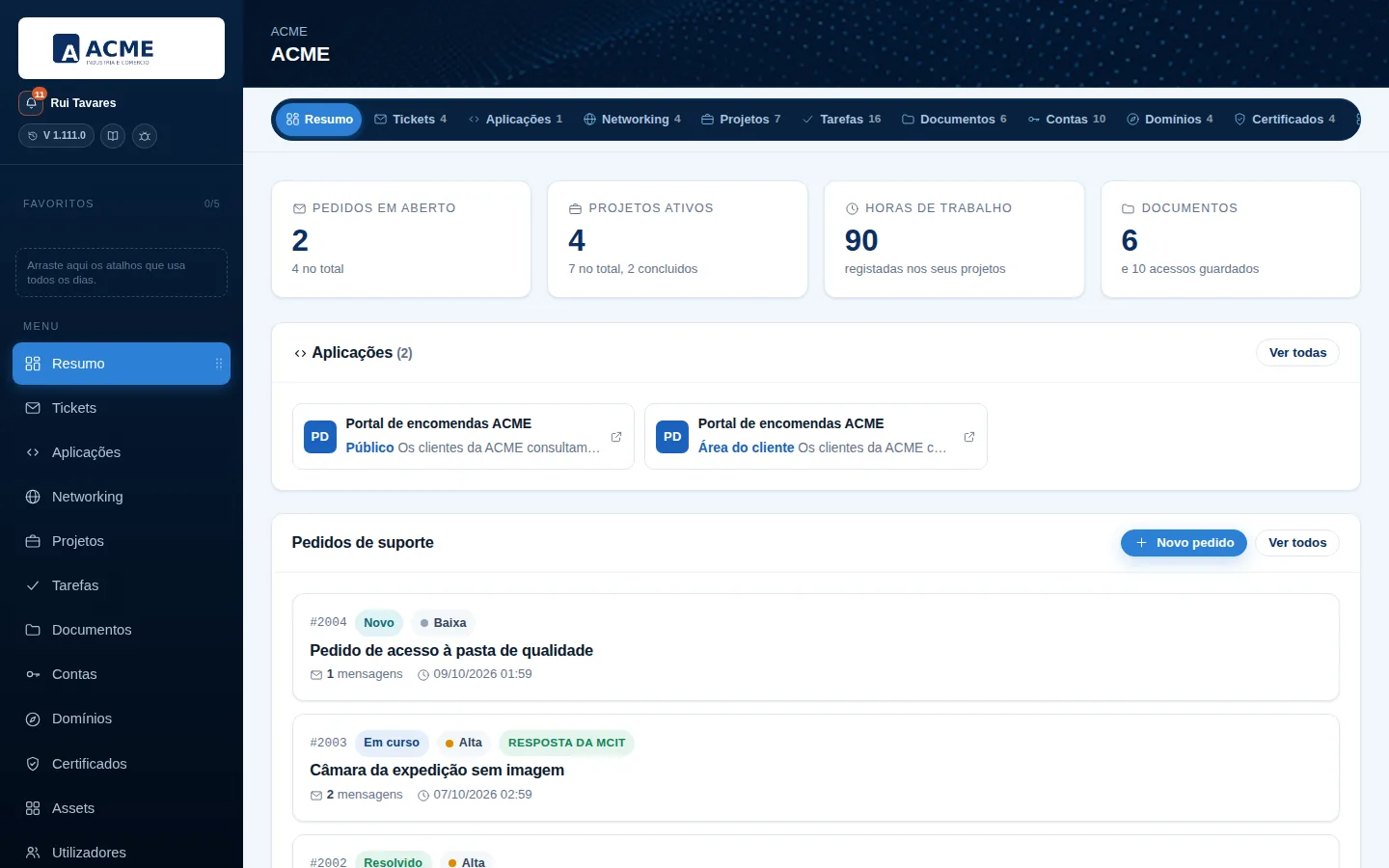 Un sistema completo de gestión de su IT.