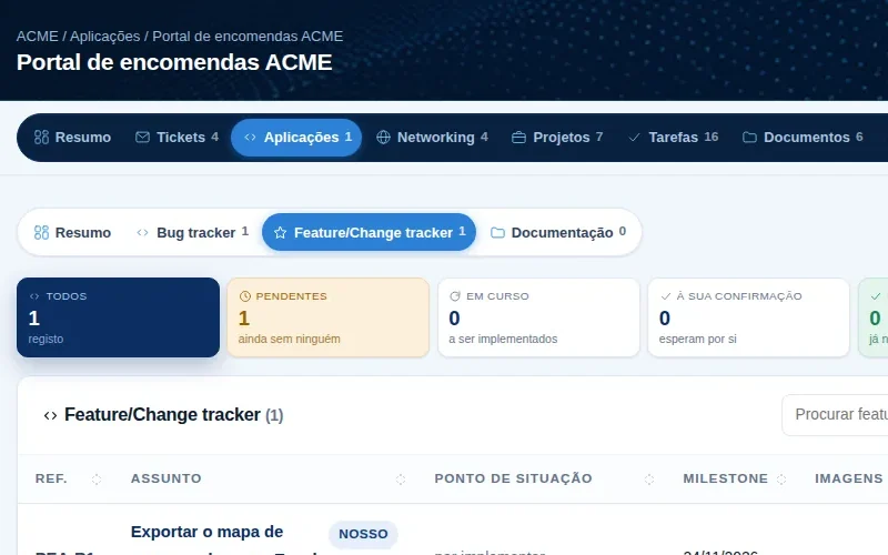 Feature tracking